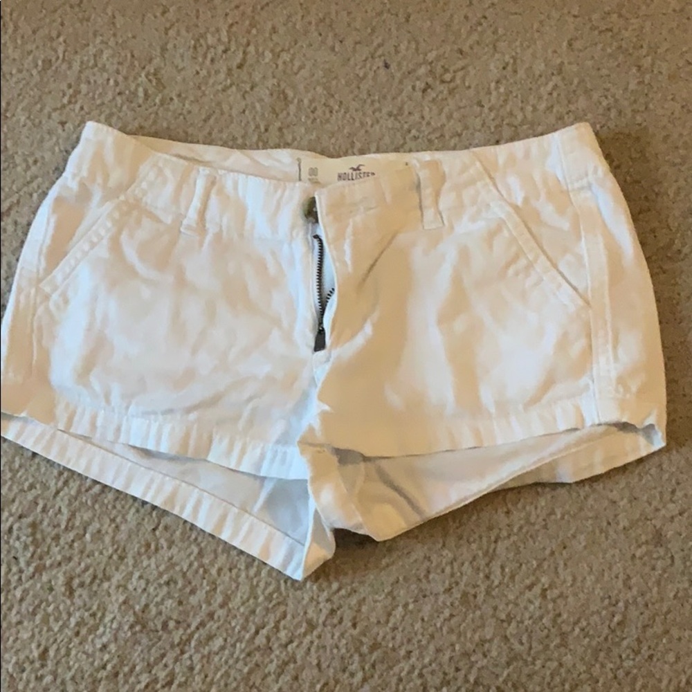 Hollister White Shorts
